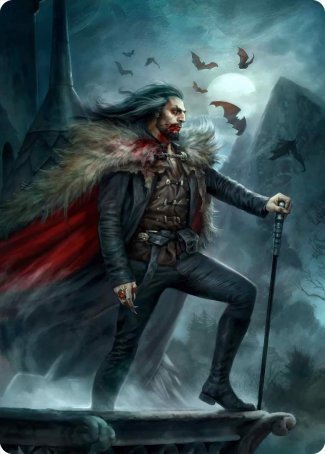 Dracula, Blood Immortal Art Card [Innistrad: Crimson Vow Art Series] | Clutch Gaming