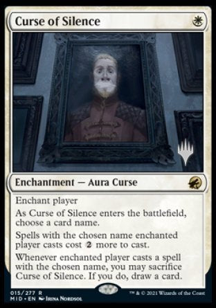 Curse of Silence (Promo Pack) [Innistrad: Midnight Hunt Promos] | Clutch Gaming