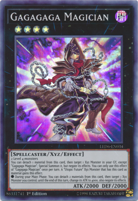 Gagagaga Magician [LED6-EN034] Super Rare | Clutch Gaming