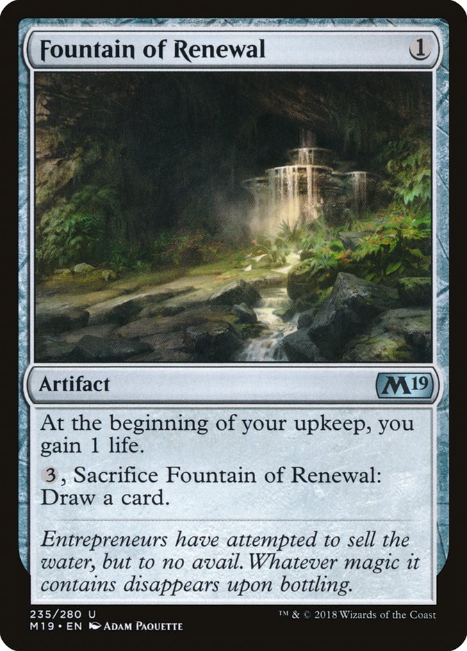 Fountain of Renewal [Core Set 2019] | Clutch Gaming