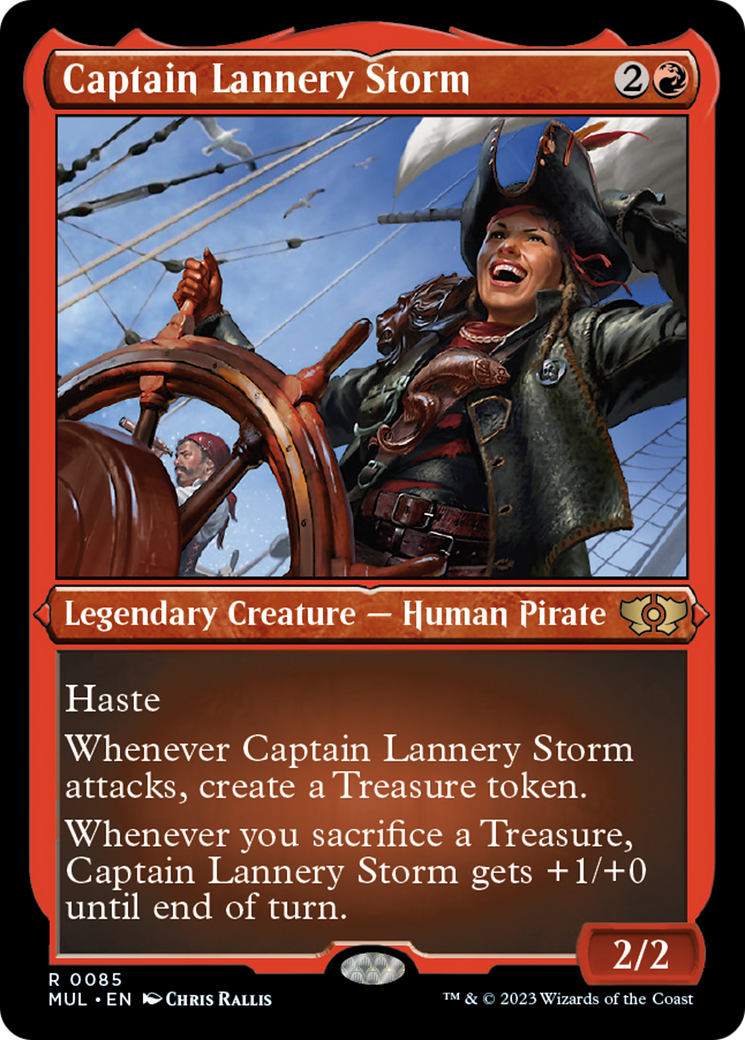 Captain Lannery Storm (Foil Etched) [Multiverse Legends] | Clutch Gaming