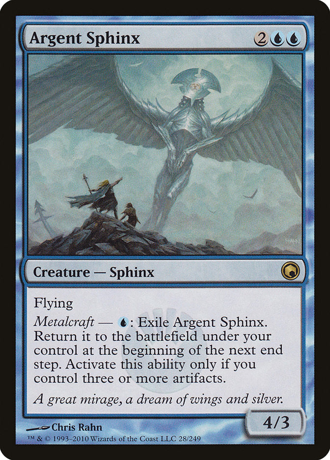 Argent Sphinx [Scars of Mirrodin] | Clutch Gaming