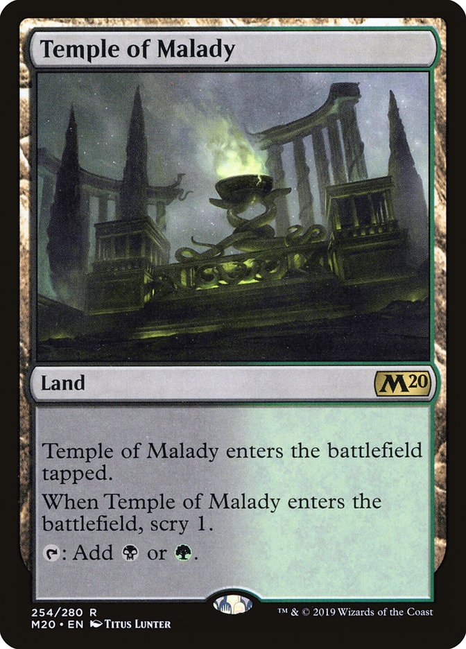 Temple of Malady [Core Set 2020] | Clutch Gaming