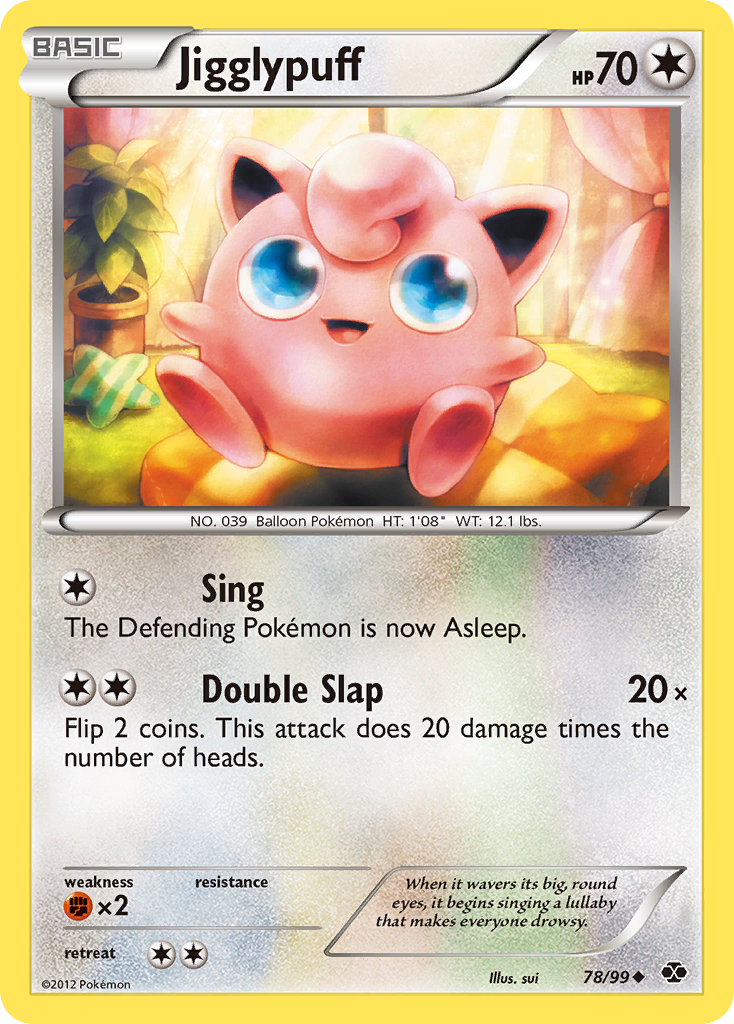 Jigglypuff (78/99) [Black & White: Next Destinies] | Clutch Gaming