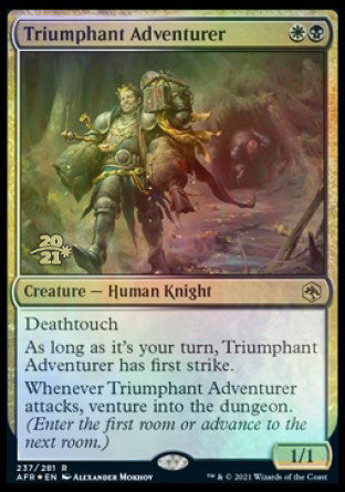 Triumphant Adventurer [Dungeons & Dragons: Adventures in the Forgotten Realms Prerelease Promos] | Clutch Gaming