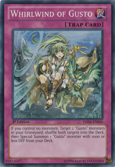 Whirlwind of Gusto [HA06-EN060] Super Rare | Clutch Gaming