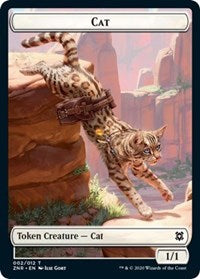 Cat // Hydra Double-Sided Token [Zendikar Rising Tokens] | Clutch Gaming