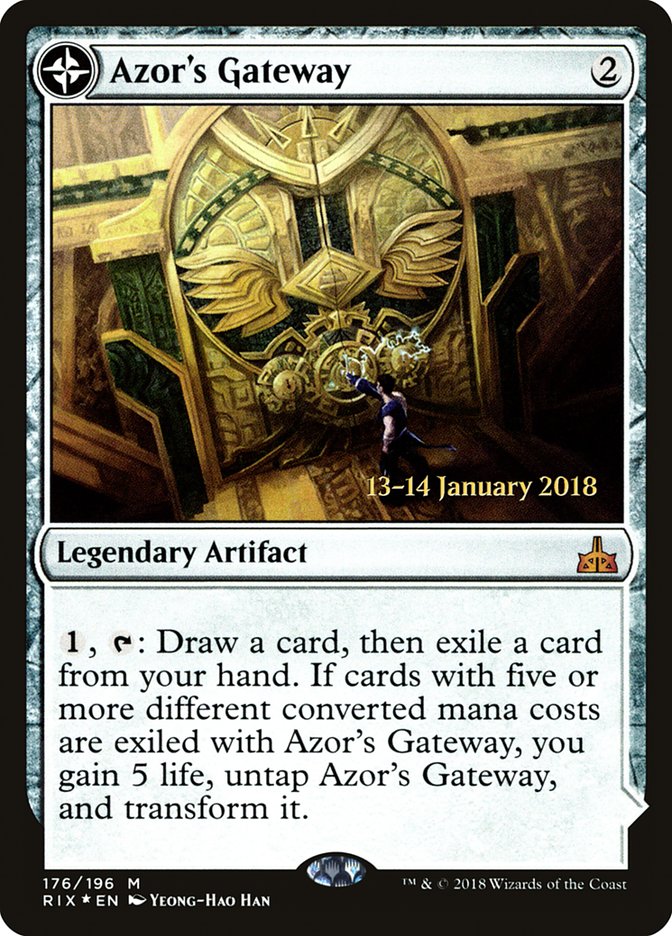 Azor's Gateway // Sanctum of the Sun [Rivals of Ixalan Prerelease Promos] | Clutch Gaming