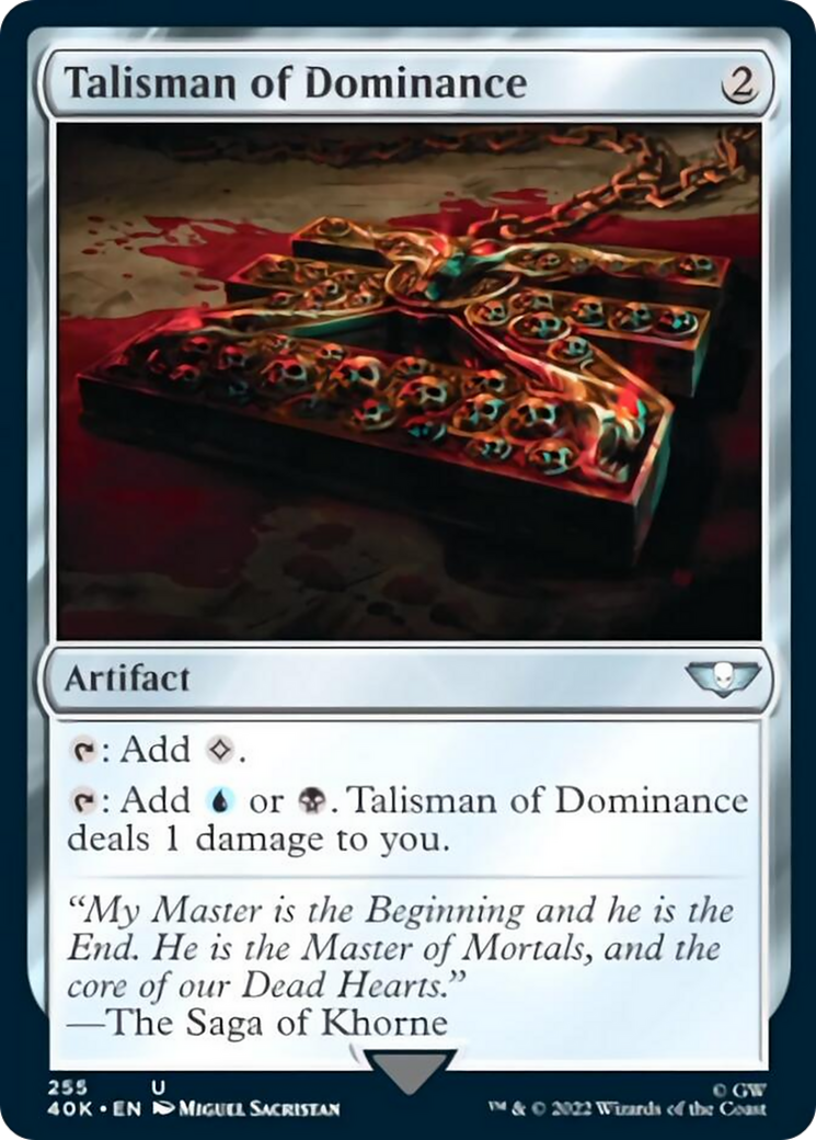 Talisman of Dominance (255) (Surge Foil) [Warhammer 40,000] | Clutch Gaming