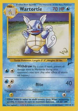 Wartortle (63/130) (W Stamped Promo) [Base Set 2] | Clutch Gaming