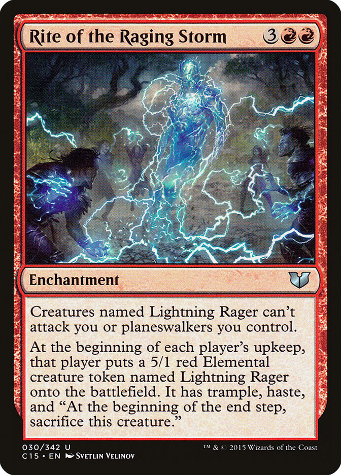 Rite of the Raging Storm [Commander 2015] | Clutch Gaming