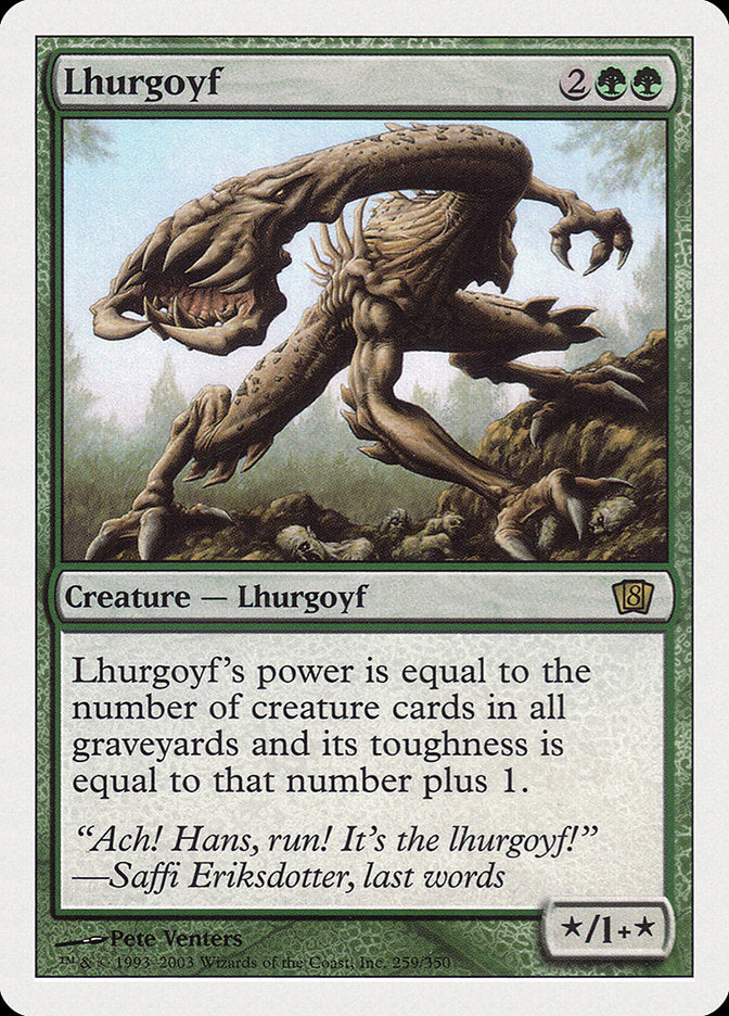 Lhurgoyf [Eighth Edition] | Clutch Gaming