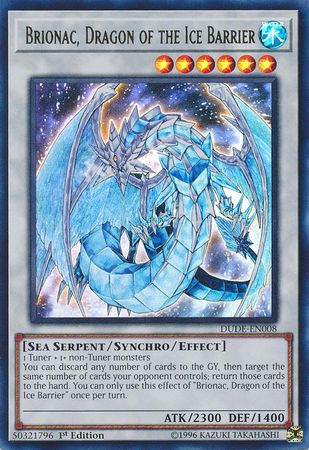 Brionac, Dragon of the Ice Barrier [DUDE-EN008] Ultra Rare | Clutch Gaming