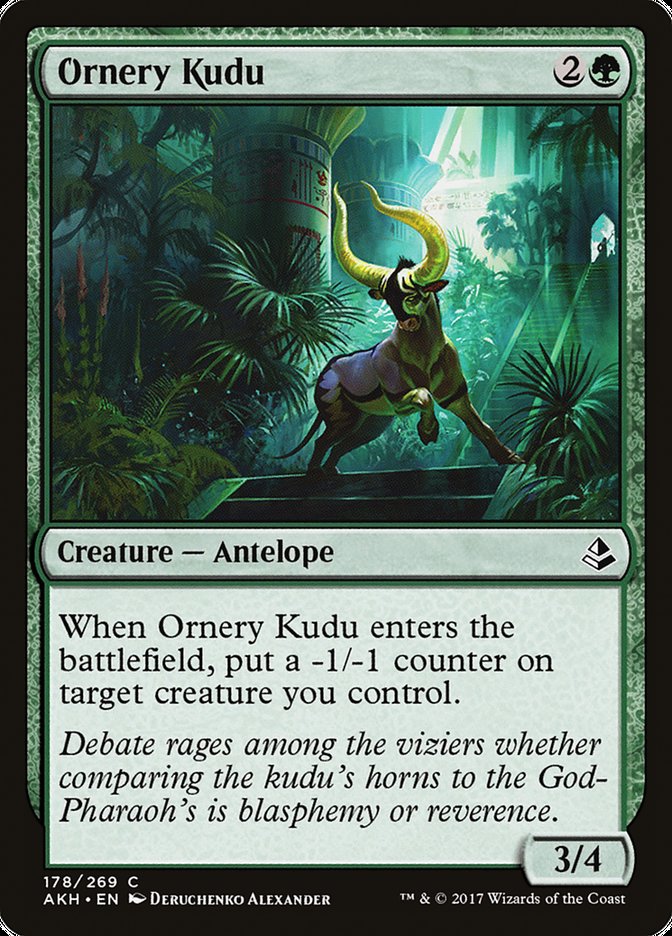 Ornery Kudu [Amonkhet] | Clutch Gaming