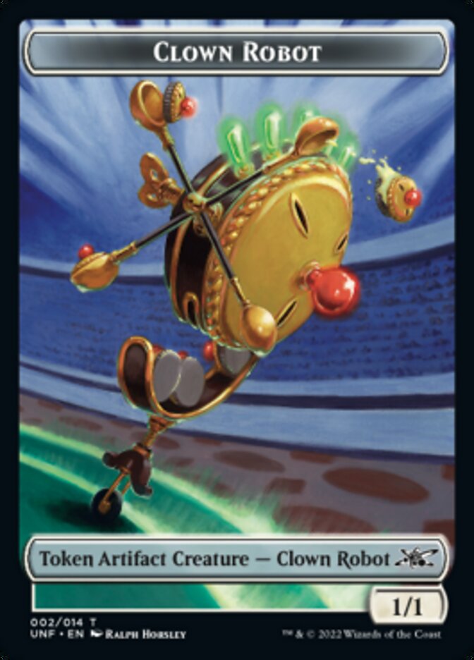 Clown Robot (002) Token [Unfinity Tokens] | Clutch Gaming