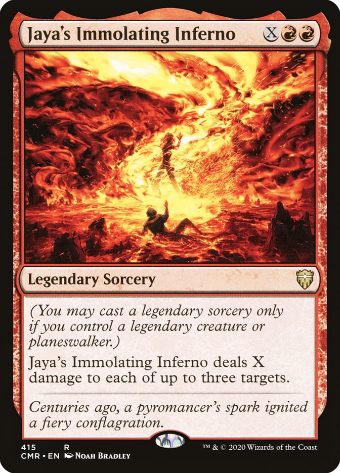 Jaya's Immolating Inferno [Commander Legends] | Clutch Gaming