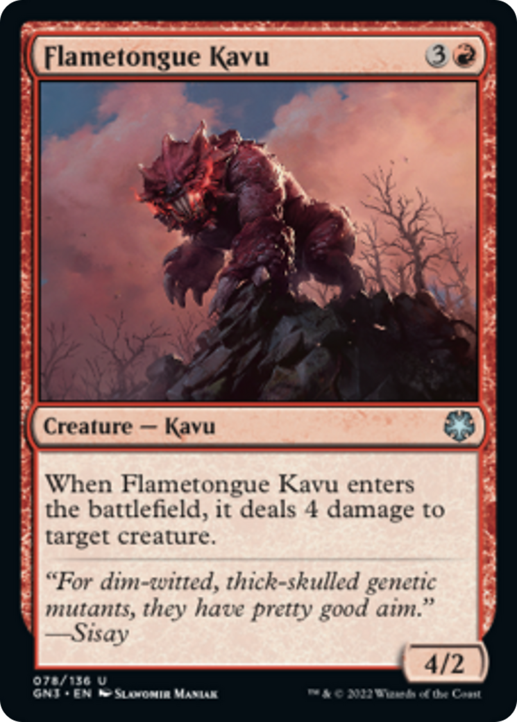 Flametongue Kavu [Game Night: Free-for-All] | Clutch Gaming