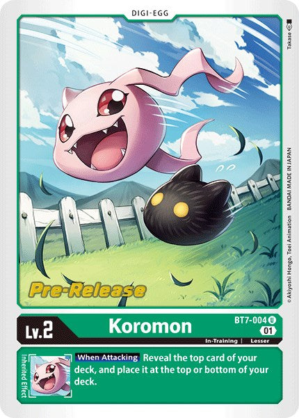 Koromon [BT7-004] [Next Adventure Pre-Release Cards] | Clutch Gaming