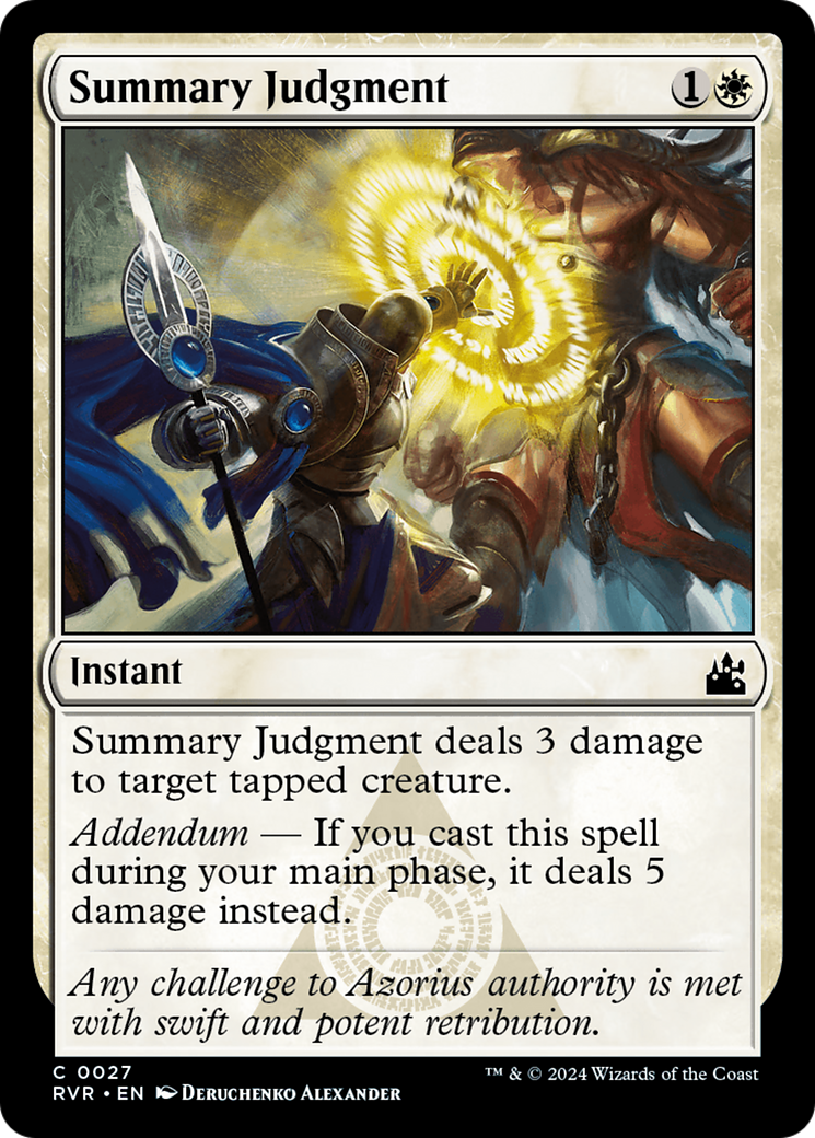 Summary Judgment [Ravnica Remastered] | Clutch Gaming