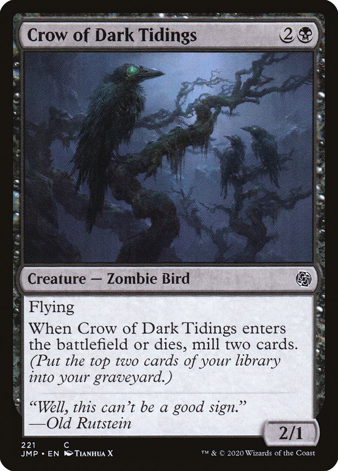 Crow of Dark Tidings [Jumpstart] | Clutch Gaming