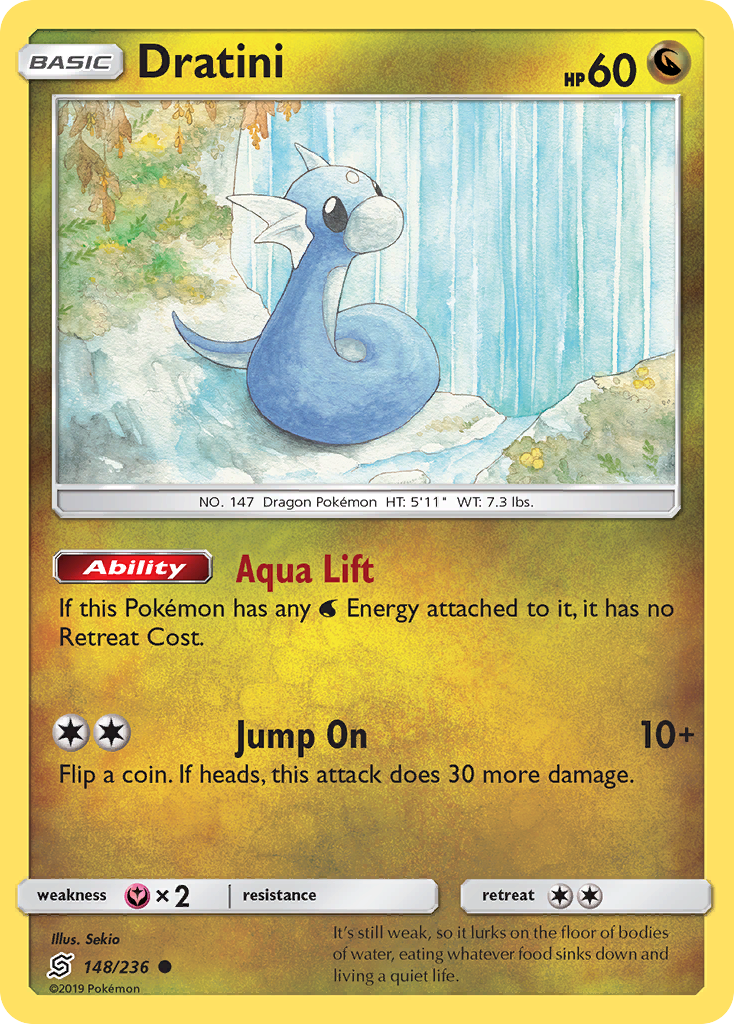 Dratini (148/236) [Sun & Moon: Unified Minds] | Clutch Gaming