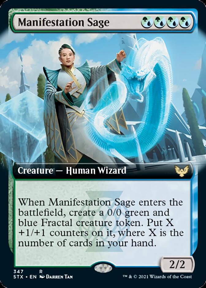 Manifestation Sage (Extended Art) [Strixhaven: School of Mages] | Clutch Gaming