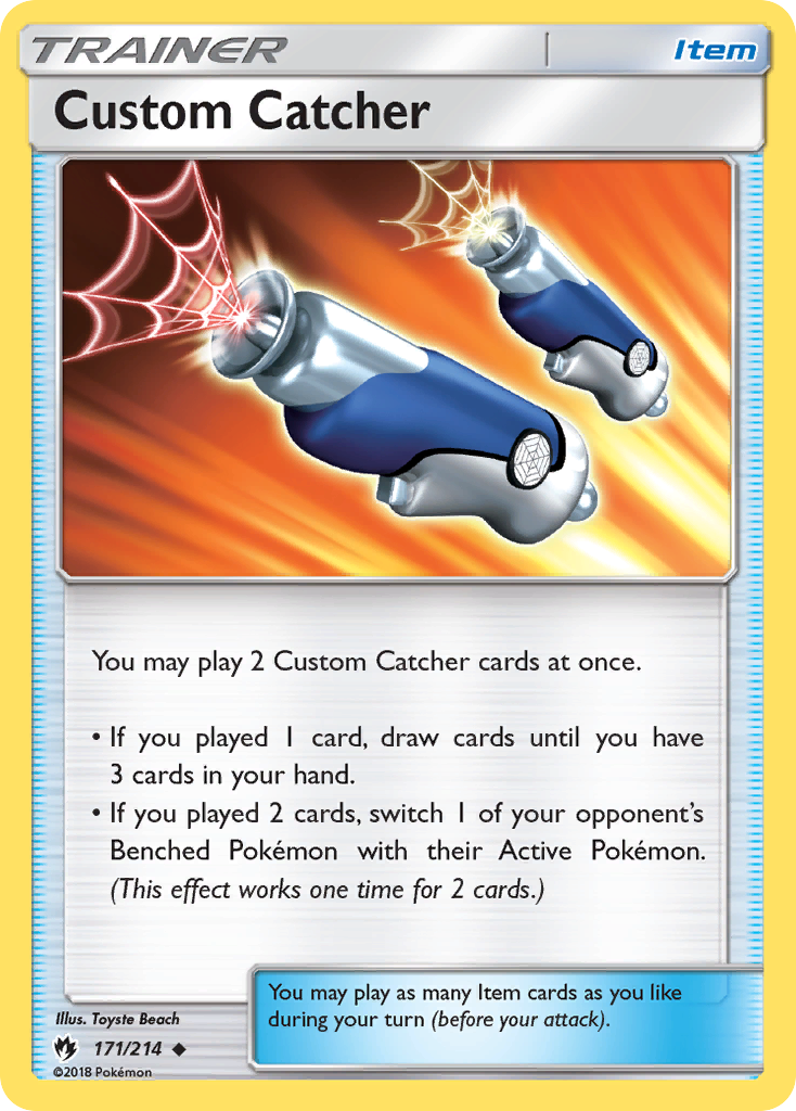 Custom Catcher (171/214) [Sun & Moon: Lost Thunder] | Clutch Gaming