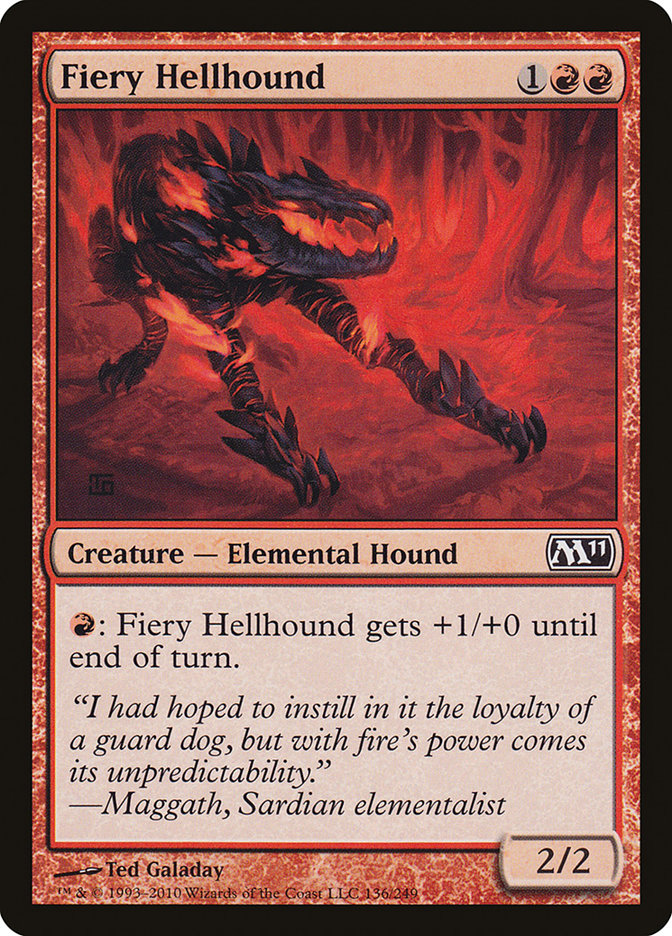 Fiery Hellhound [Magic 2011] | Clutch Gaming