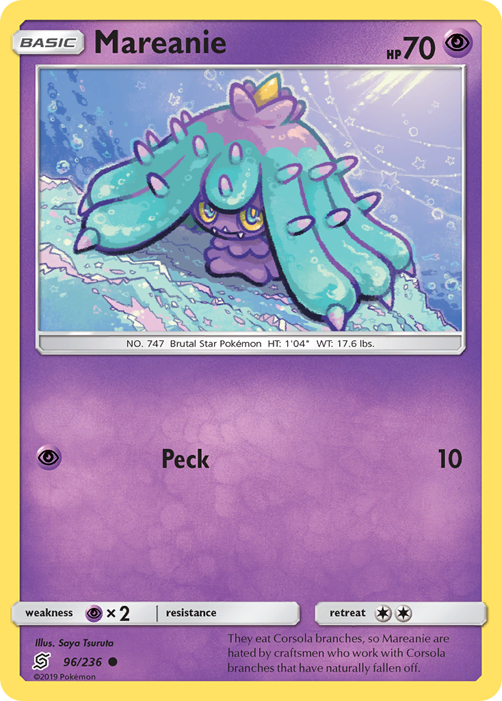 Mareanie (96/236) [Sun & Moon: Unified Minds] | Clutch Gaming