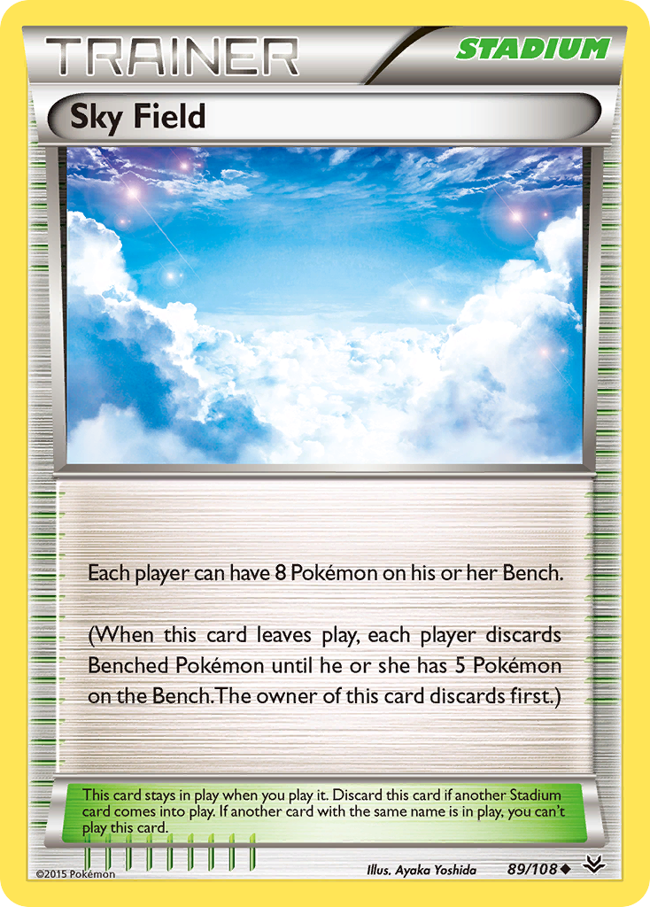 Sky Field (89/108) [XY: Roaring Skies] | Clutch Gaming