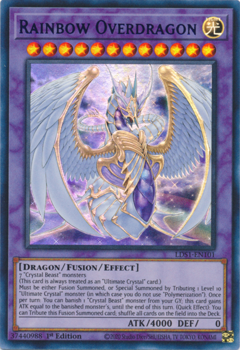 Rainbow Overdragon (Purple) [LDS1-EN101] Ultra Rare | Clutch Gaming