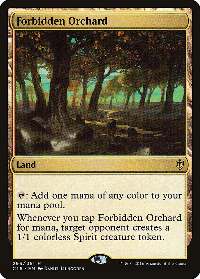 Forbidden Orchard [Commander 2016] | Clutch Gaming