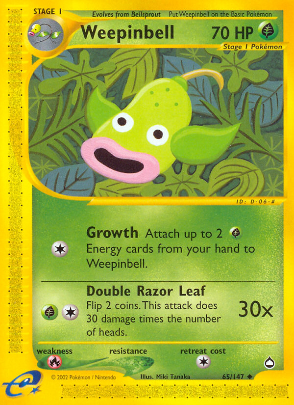 Weepinbell (65/147) [Aquapolis] | Clutch Gaming