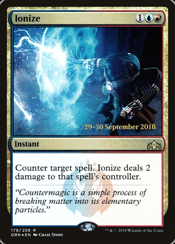 Ionize [Guilds of Ravnica Prerelease Promos] | Clutch Gaming