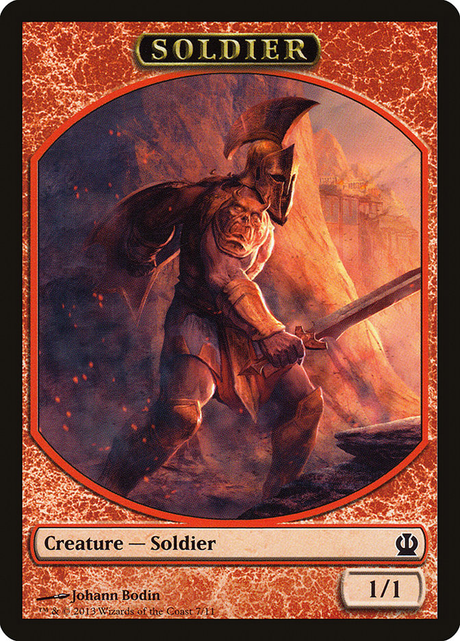 Soldier Token (7/11) [Theros Tokens] | Clutch Gaming