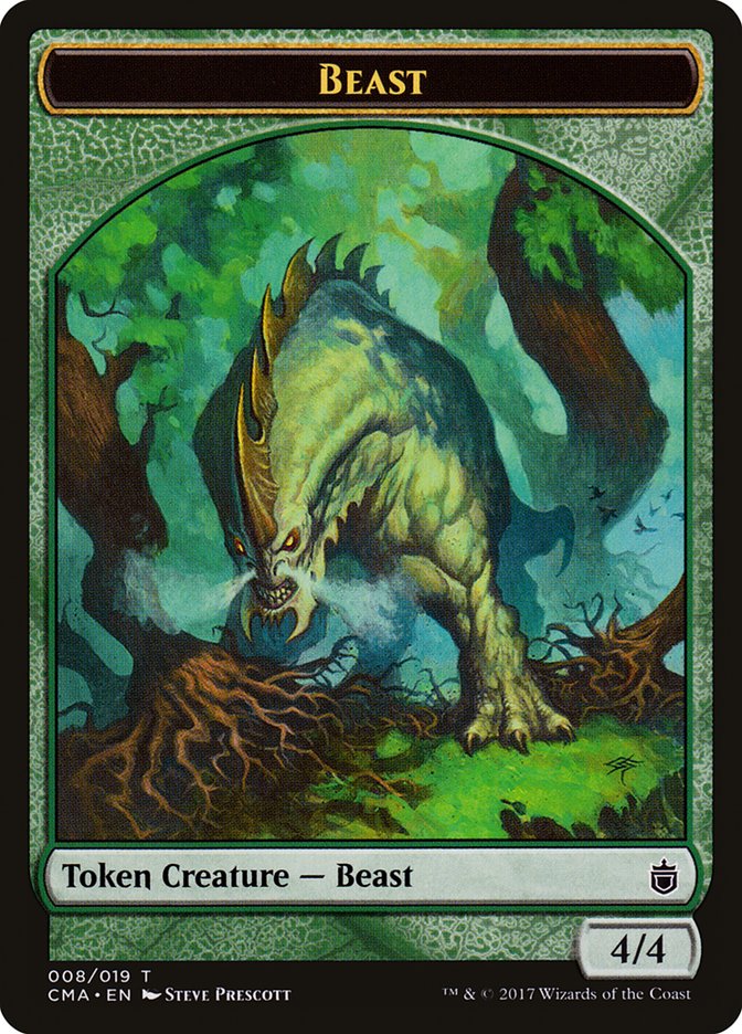 Beast Token (008/019) [Commander Anthology Tokens] | Clutch Gaming