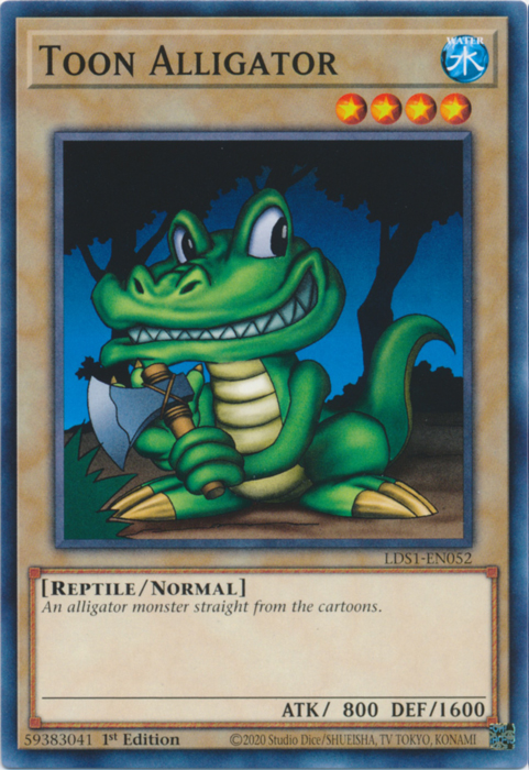 Toon Alligator [LDS1-EN052] Common | Clutch Gaming