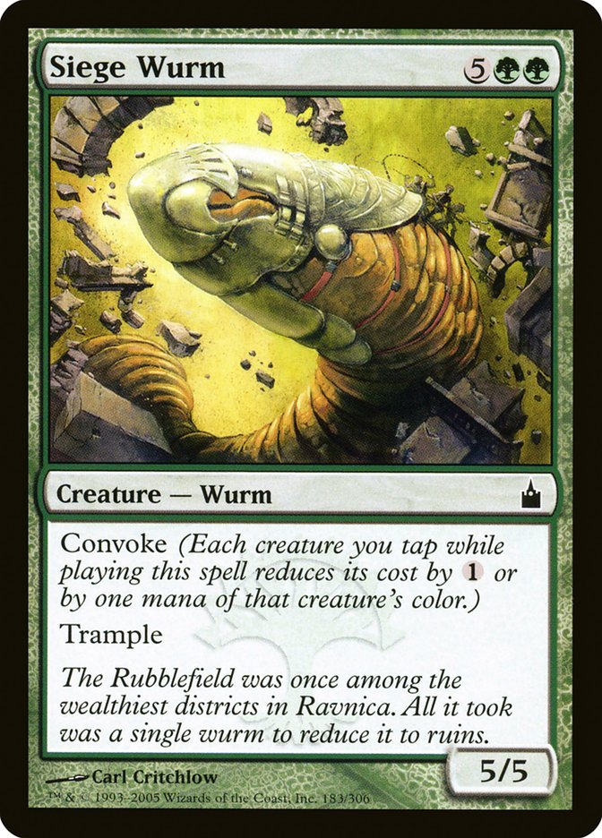 Siege Wurm [Ravnica: City of Guilds] | Clutch Gaming