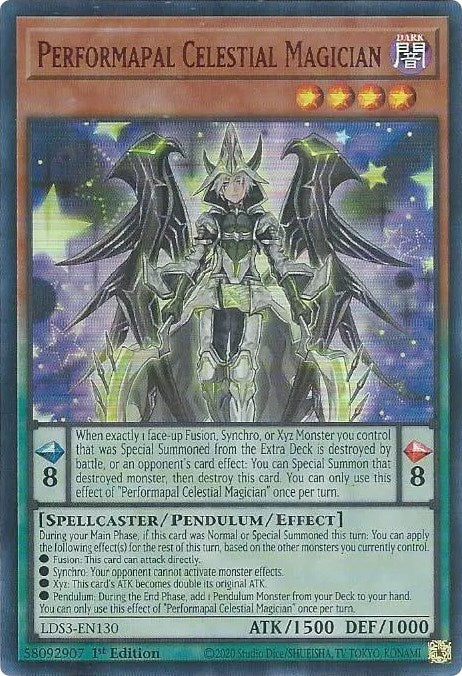 Performapal Celestial Magician (Red) [LDS3-EN130] Ultra Rare | Clutch Gaming