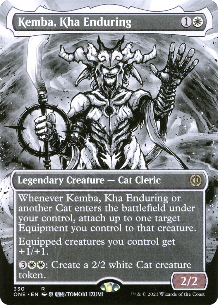 Kemba, Kha Enduring (Borderless Manga) [Phyrexia: All Will Be One] | Clutch Gaming