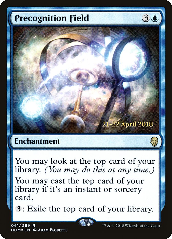 Precognition Field [Dominaria Prerelease Promos] | Clutch Gaming