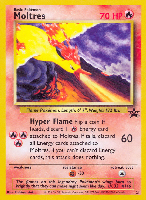 Moltres (21) [Wizards of the Coast: Black Star Promos] | Clutch Gaming