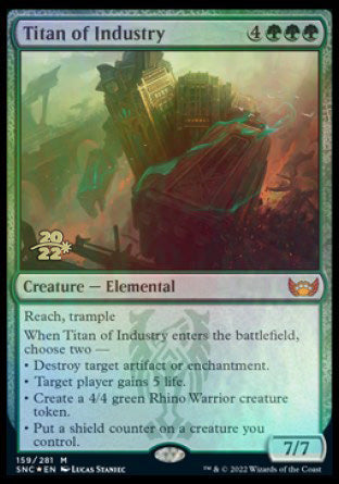 Titan of Industry [Streets of New Capenna Prerelease Promos] | Clutch Gaming