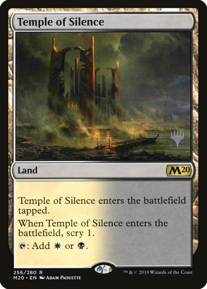 Temple of Silence (Promo Pack) [Core Set 2020 Promos] | Clutch Gaming