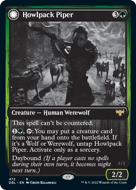 Howlpack Piper // Wildsong Howler [Innistrad: Double Feature] | Clutch Gaming