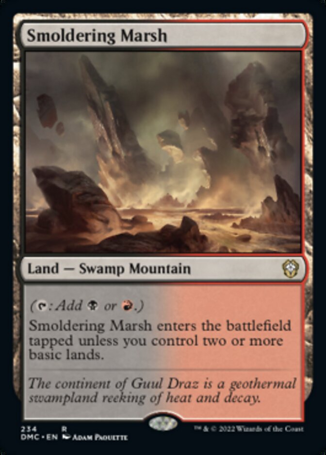 Smoldering Marsh [Dominaria United Commander] | Clutch Gaming