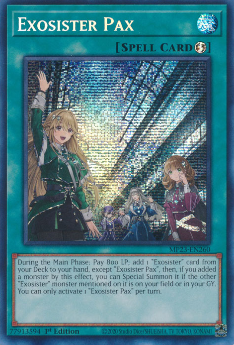 Exosister Pax [MP23-EN260] Prismatic Secret Rare | Clutch Gaming