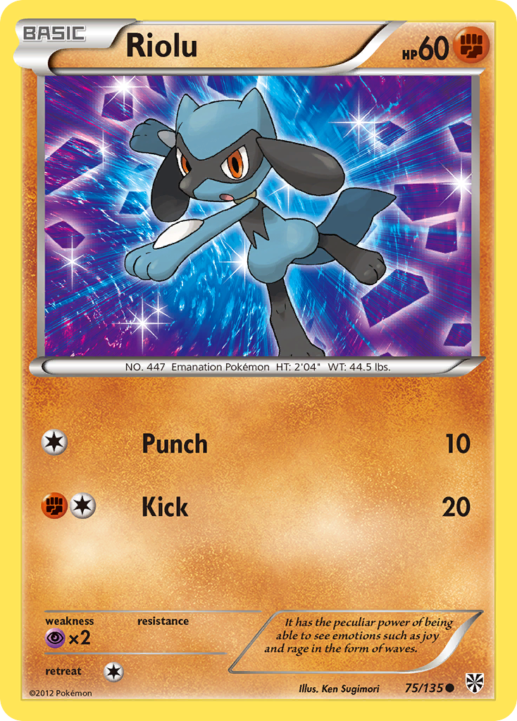 Riolu (75/135) [Black & White: Plasma Storm] | Clutch Gaming