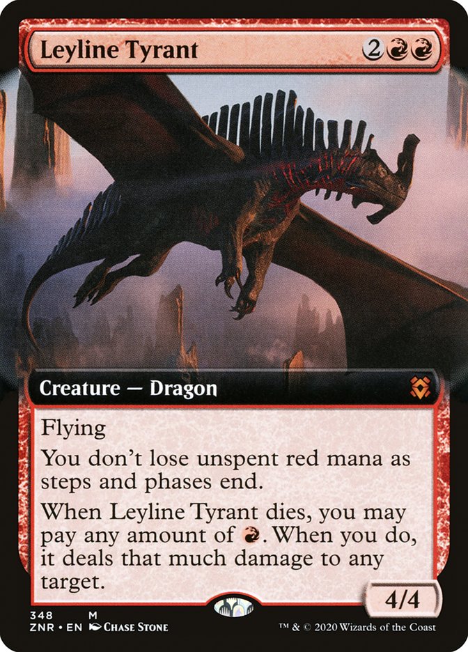 Leyline Tyrant (Extended Art) [Zendikar Rising] | Clutch Gaming