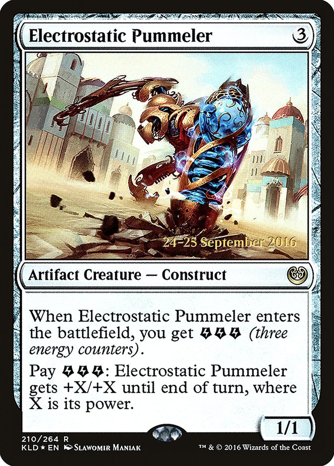 Electrostatic Pummeler [Kaladesh Prerelease Promos] | Clutch Gaming